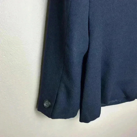 Vintage Women’s Blazer Evan Picone Navy 100% Worsted Wool Size 14 - Picture 10 of 12
